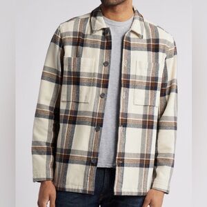 Fjällräven Singi Organic Cotton Flannel Overshirt button down men’s size large